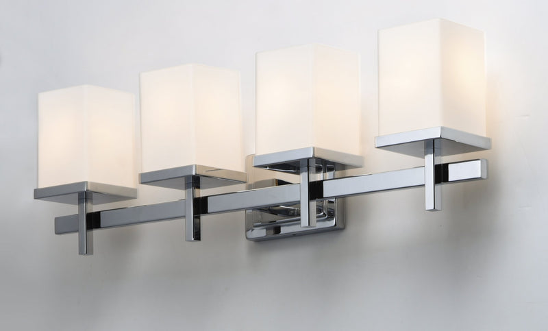 Tetra 4 Light Bath Vanity Light in Polished Chrome