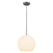 Nitrogen Small Pendant in Brushed Steel
