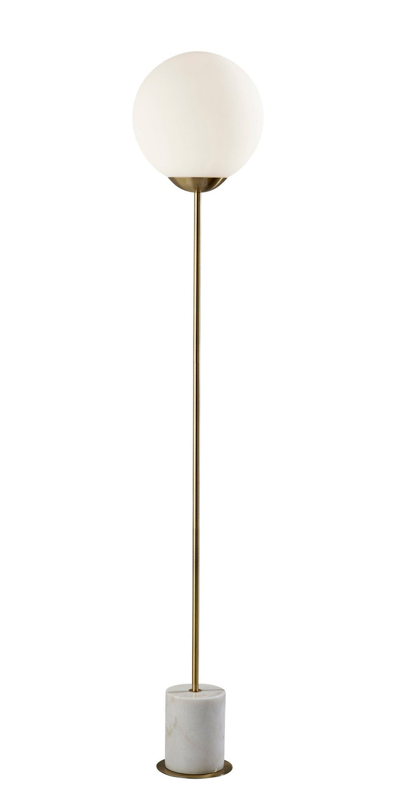 Terra Floor Lamp in Antique Brass