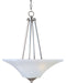 20093FTSN - Aurora 2-Light Invert Bowl Pendant in Satin Nickel by Maxim Lighting