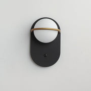 Revolve 1 Light LED Wall Sconce in Black / Gold