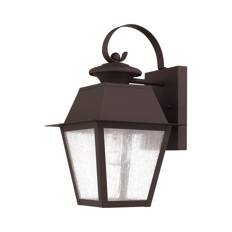 Mansfield Small Outdoor Wall Lantern in Bronze