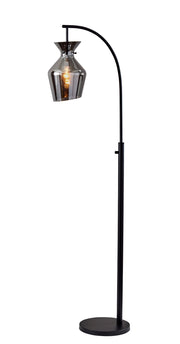 Tate Arc Floor Lamp in Black