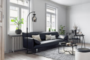 Tate Arc Floor Lamp in Black