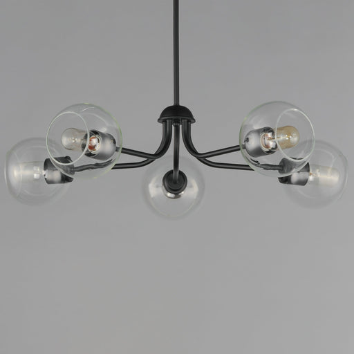 Knox 5 Light Chandelier in Black