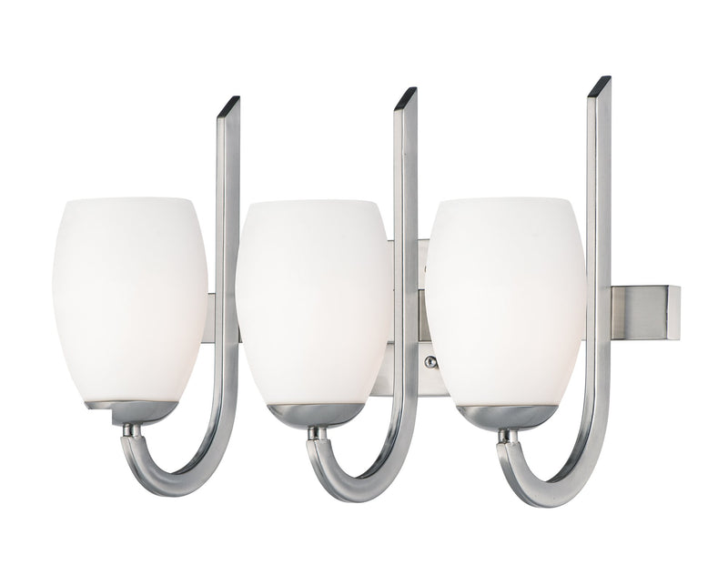 Taylor 3 Light Bath Vanity Light in Satin Nickel