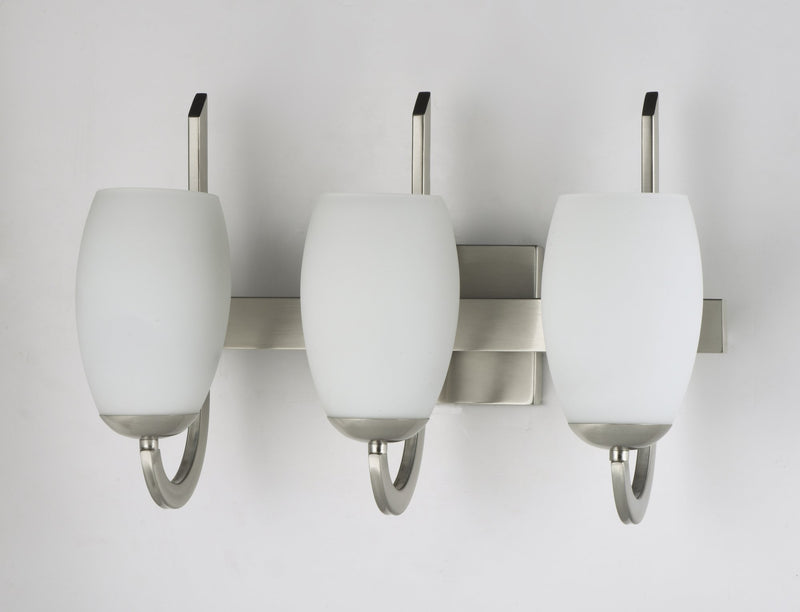 Taylor 3 Light Bath Vanity Light in Satin Nickel