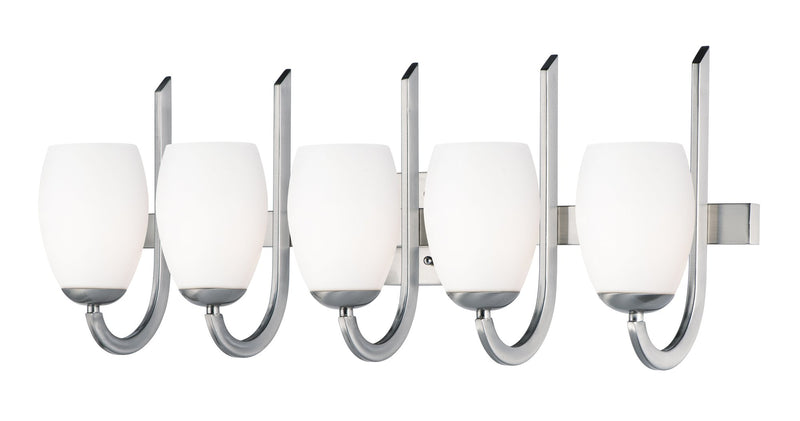 Taylor 5 Light Bath Vanity Light in Satin Nickel