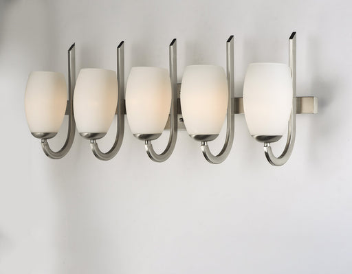 Taylor 5 Light Bath Vanity Light in Satin Nickel