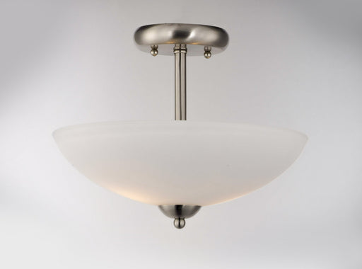 Taylor 2 Light Semi-Flush Mount in Satin Nickel