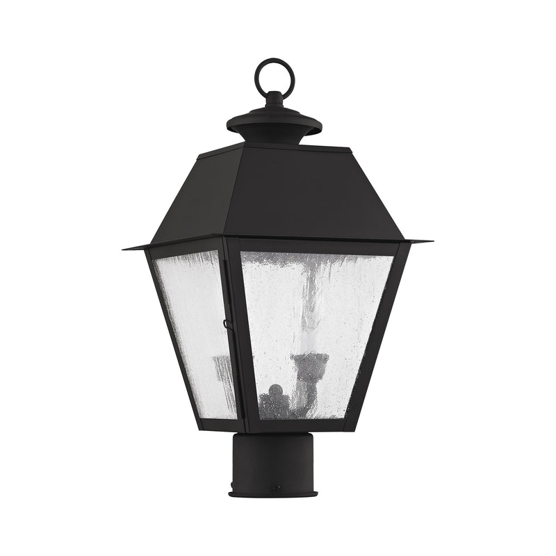 Mansfield 2-Light Medium Outdoor Post Light in Black