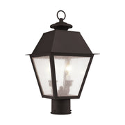 Mansfield 2-Light Medium Outdoor Post Light in Bronze