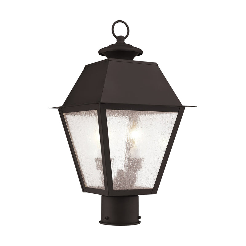 Mansfield 2-Light Medium Outdoor Post Light in Bronze