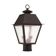 Mansfield 2-Light Medium Outdoor Post Light in Bronze