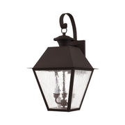 Mansfield 3-Light Large Outdoor Wall Lantern in Bronze