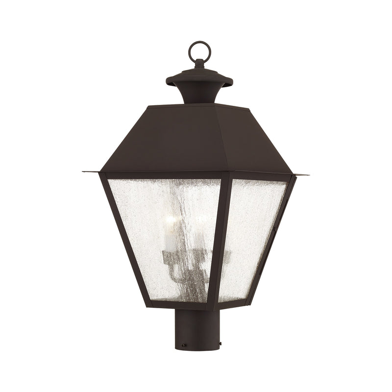 Mansfield 3-Light Large Outdoor Post Light in Bronze