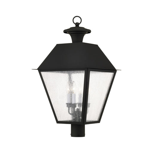 Mansfield 4-Light Extra Large Outdoor Post Light in Black