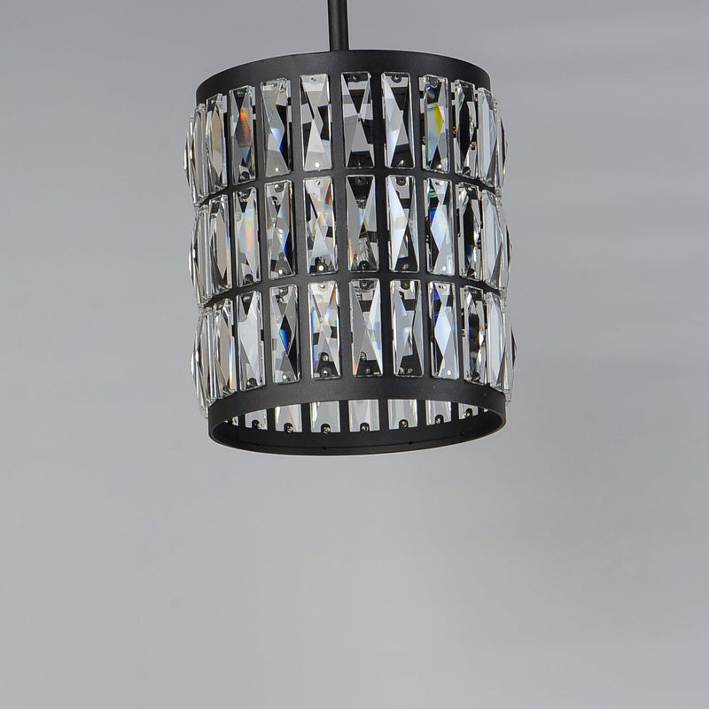 Madeline 1 Light Mini Pendant in Black