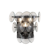 Loren 3 Light Wall Sconce in Gunmetal