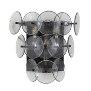 Loren 3 Light Wall Sconce in Gunmetal