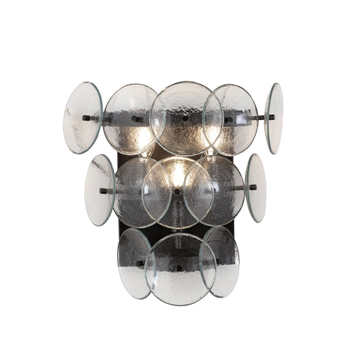 Loren 3 Light Wall Sconce in Gunmetal