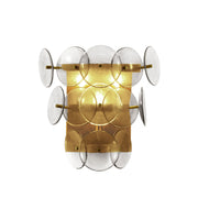 Loren 3 Light Wall Sconce in Weathered Brass