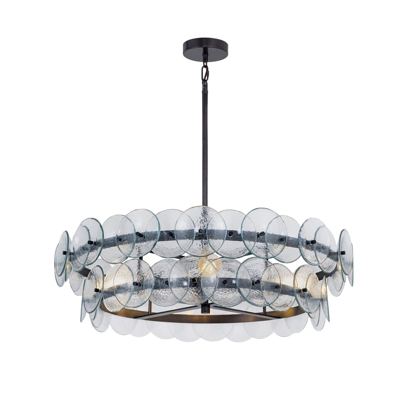 Loren 6 Light Pendant in Gunmetal