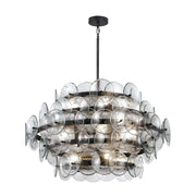 Loren 12 Light Pendant in Gunmetal