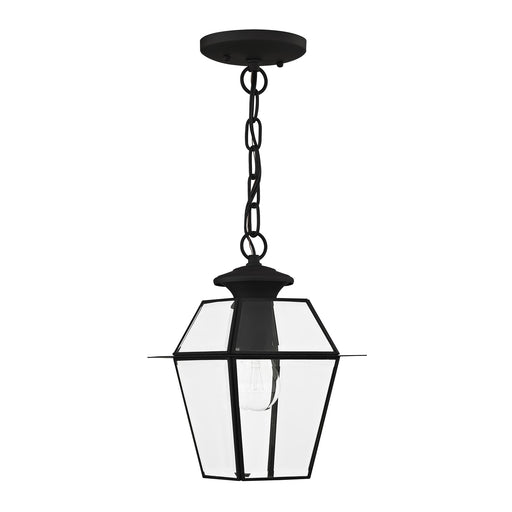 Westover Small Outdoor Pendant Lantern in Black