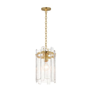 Warren 1 Light Pendant in Gold Leaf
