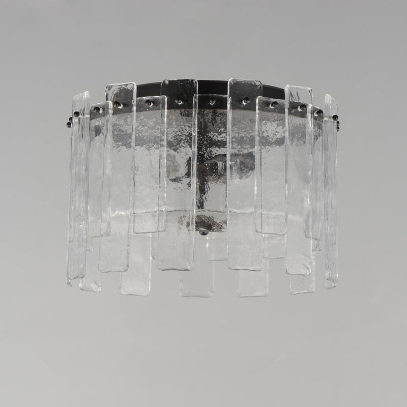 Warren 2 Light Flush Mount in Dark Bronze