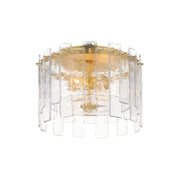 Warren 2 Light Flush Mount in Gold Leaf