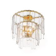 Warren 4 Light Convertible Semi-Flush Mount in Gold Leaf