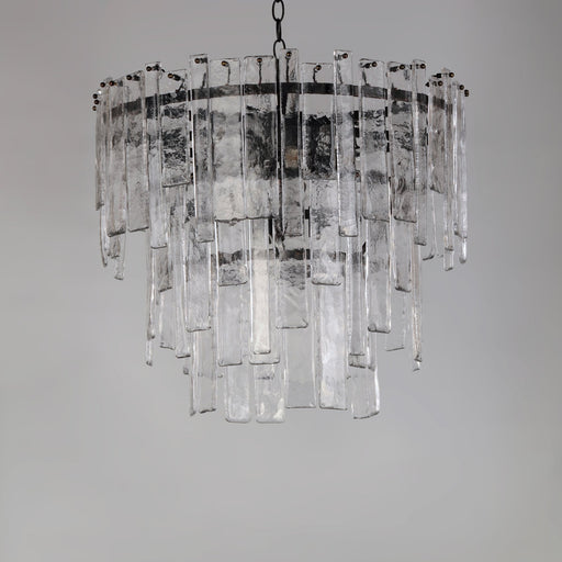 Warren 9 Light Pendant in Dark Bronze