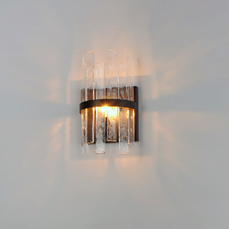 Warren 1 Light Wall Sconce in Dark Bronze
