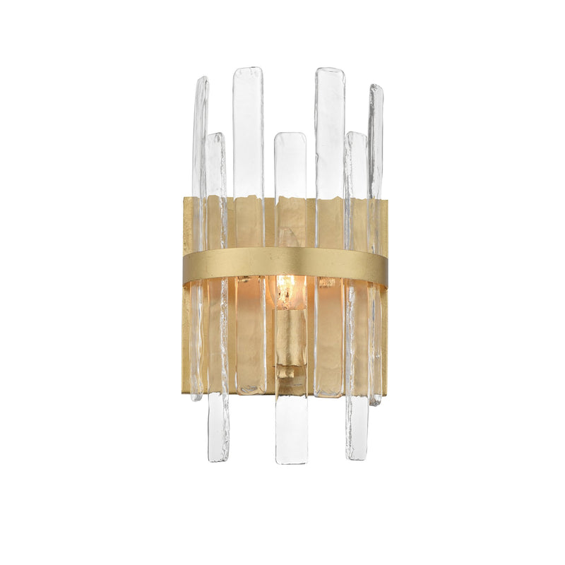 Warren 1 Light Wall Sconce in Gold Leaf