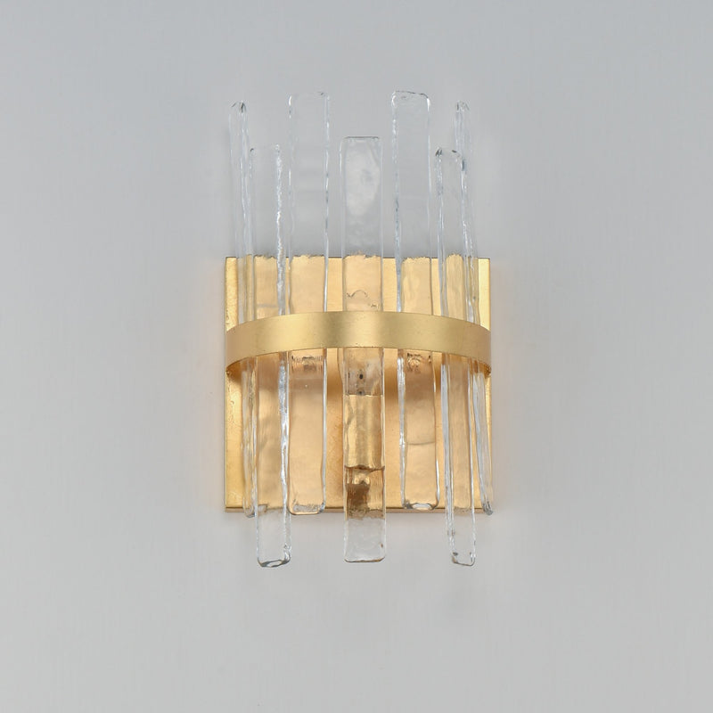 Warren 1 Light Wall Sconce in Gold Leaf