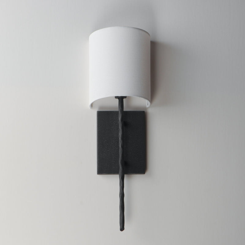 Martel 1 Light Wall Sconce in Blacksmith