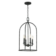 Martel 14" 4 Light Chandelier in Blacksmith