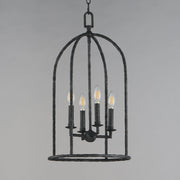 Martel 14" 4 Light Chandelier in Blacksmith