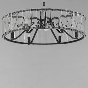 Odeon 6 Light Chandelier in Black