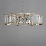 Odeon 6 Light Chandelier in Golden Silver