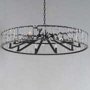 Odeon 10 Light Chandelier in Black
