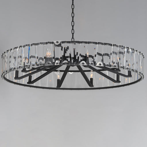 Odeon 10 Light Chandelier in Black