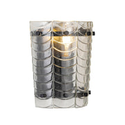 Ruche Half Wall Sconce in Bronze