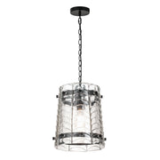 Ruche 1 Light Pendant in Bronze