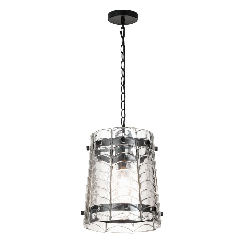 Ruche 1 Light Pendant in Bronze