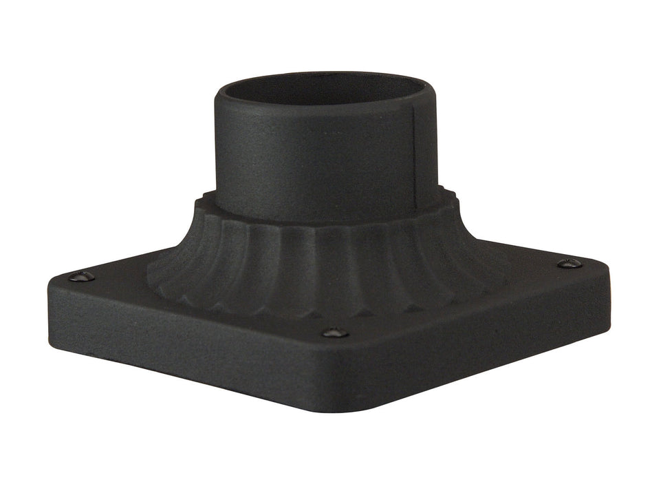 Pole Adapter Cast Post Head Adapter in Textured Matte Black