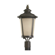 Cape May Outdoor Post Light in Burled Iron