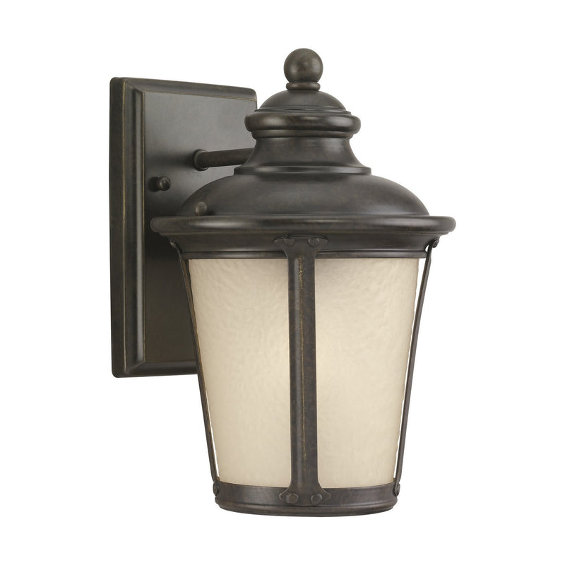 Cape May 10.5" Outdoor Wall Lantern in Burled Iron